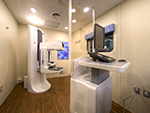 High ceilings and spacious imaging suites.